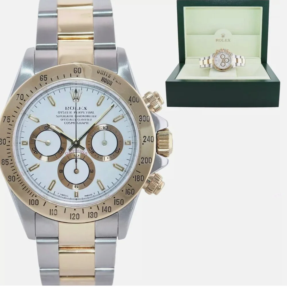 Sale! Men's Daytona Two Tone 40mm Dial BOX TAG